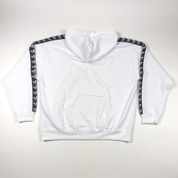 Rare Adidas Originals TNT Trefoil Logo Tape Hoodie - Picture 9 of 11